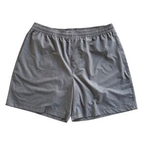 Chubbies Mens athletic swim Shorts Grey Geometric 5.5 Inseam  Liner XL